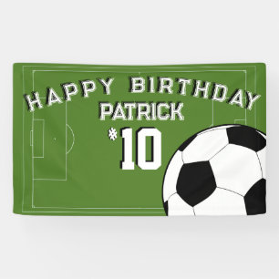 Soccer Birthday Party Personalized Banner