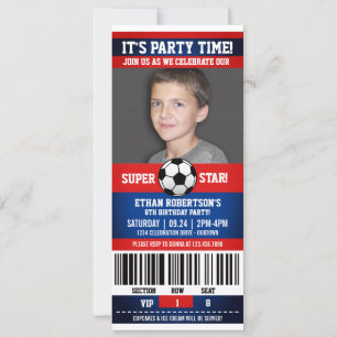 Soccer Birthday Photo Template