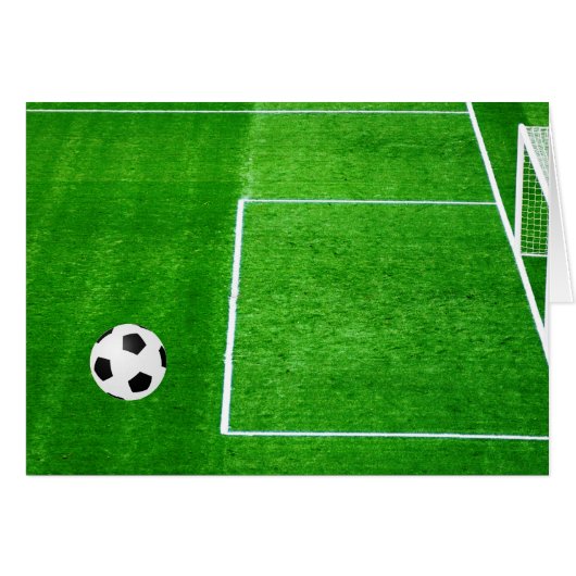 Soccer Blank Customizable Cards (Front Horizontal)