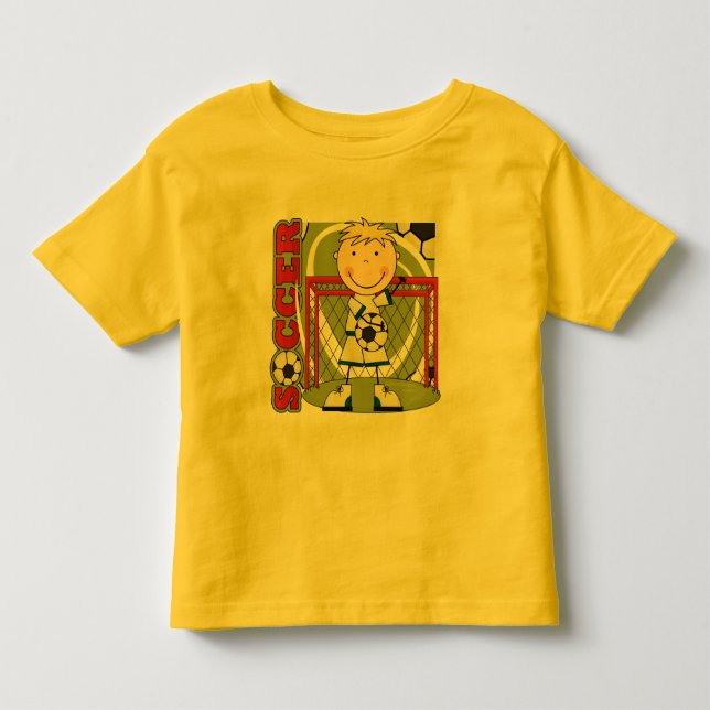 SOCCER - Blond Boy Goalie Tshirts and Gifts (Front)