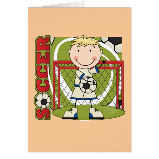 SOCCER - Blond Boy Goalie Tshirts and Gifts (Front)