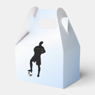 Soccer Blue / Sports Design Favor Boxes