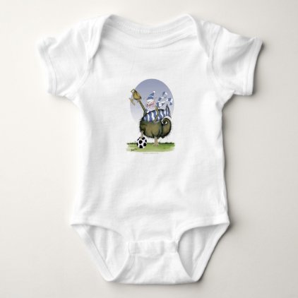 soccer blues kitty baby bodysuit