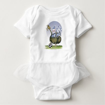 soccer blues kitty baby bodysuit