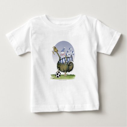 soccer blues kitty baby T-Shirt