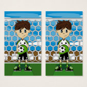 Soccer Boy Bookmark (Front & Back)