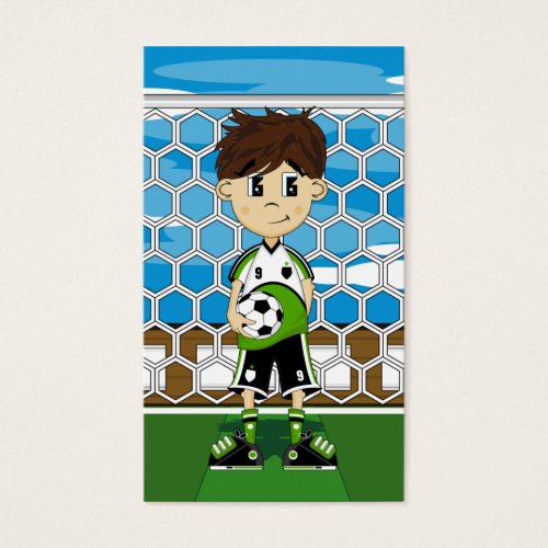 Soccer Boy Bookmark Business Card Templates