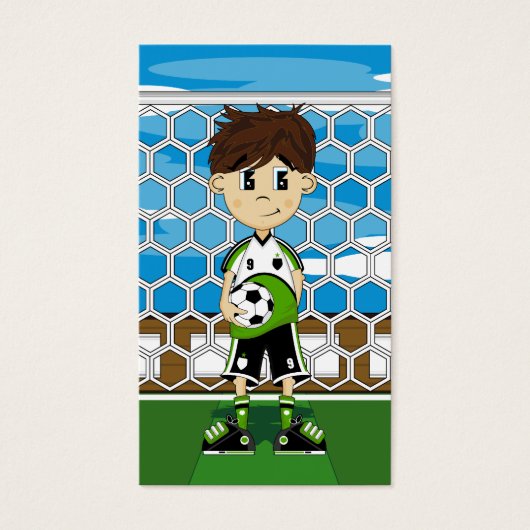 Soccer Boy Bookmark (Front)