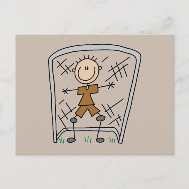 Soccer Boy Goalie Tshirts and Gifts Postcard (Front)