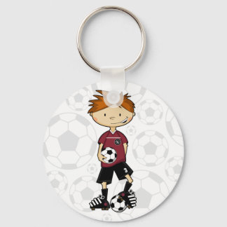Soccer Boy Keychain