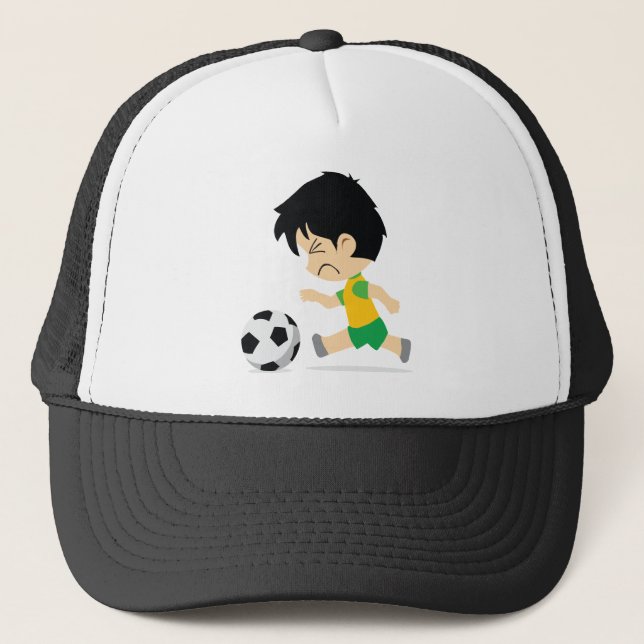 Soccer Boy Trucker Hat (Front)