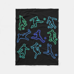 Soccer Boys Kids Fleece Blanket