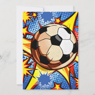 Soccer Burst Holiday Card