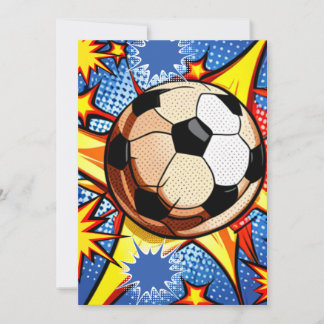 Soccer Burst Holiday Card