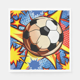 Soccer Burst Napkins