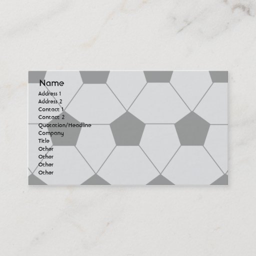 Customizable Soccer - Business Business Cards