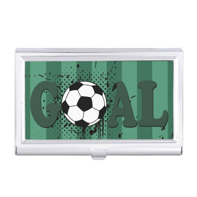 Soccer Business Card Case (Front)