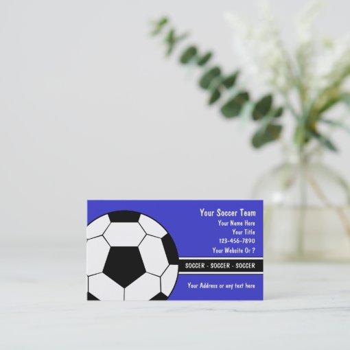 Soccer Business Cards | Zazzle