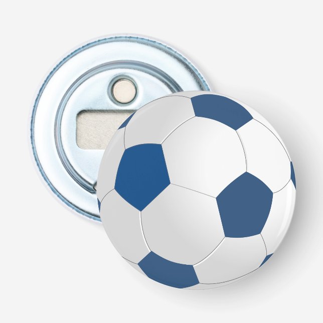 Soccer Button Bottle Opener (Front)