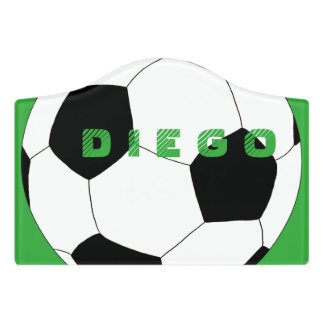 Soccer by The Happy Juul Company Door Sign