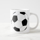 Soccer by The Happy Juul Company Large Coffee Mug (Right)
