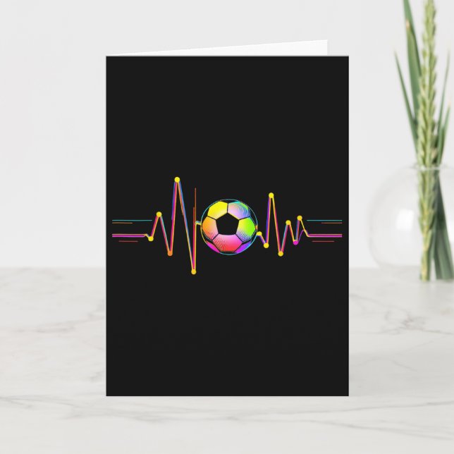 Soccer Byll Waveform  Card (Front)