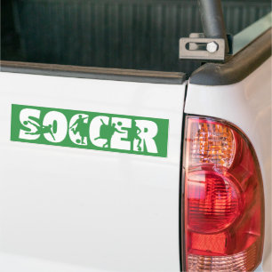 Soccer Car  Bumper Sticker