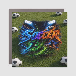 Soccer Car Magnet