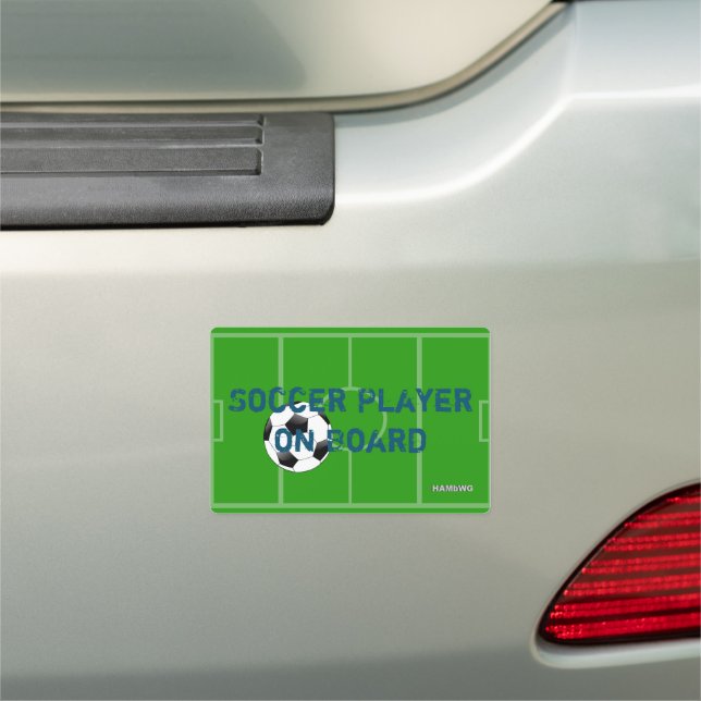Soccer Car Magnet - HAMbyWG (In Situ)