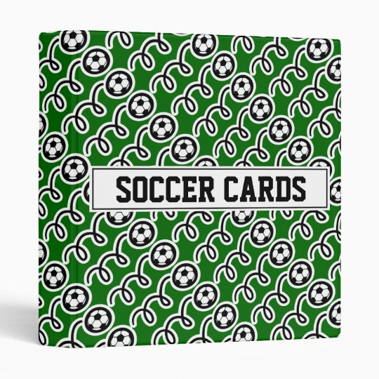 Soccer Card Binder For Collector no Sleeves Zazzle