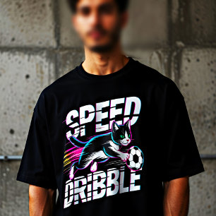 Soccer Cat Awesome Dribble Player T-Shirt Gift