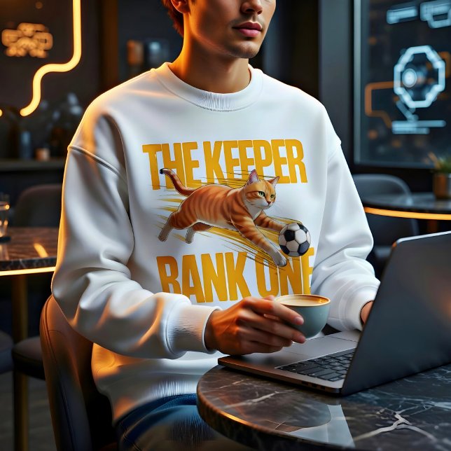 Soccer Cat Goalkeeper Funny Gift Tee (Creator Uploaded)