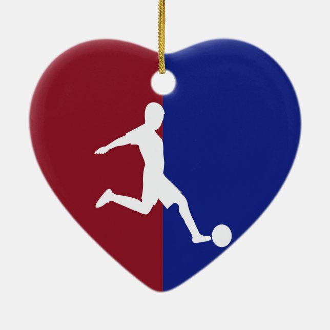 Soccer Ceramic Ornament (Back)