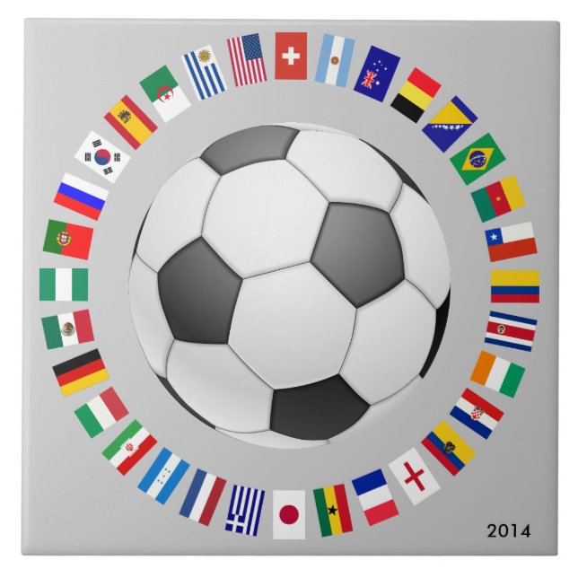 SOCCER CERAMIC TILE (Front)