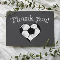 Soccer chalkboard heart