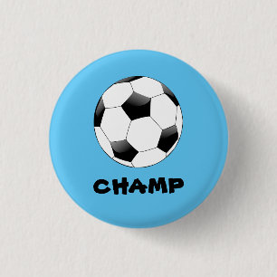 Soccer Champ Badge Button