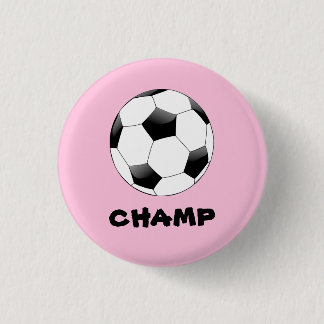 Soccer Champ Badge Button
