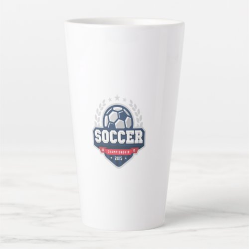 soccer championship latte mug