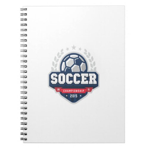 soccer championship notebook
