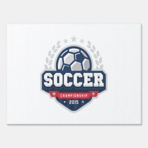 soccer championship sign