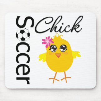 Soccer Chick Mouse Pad