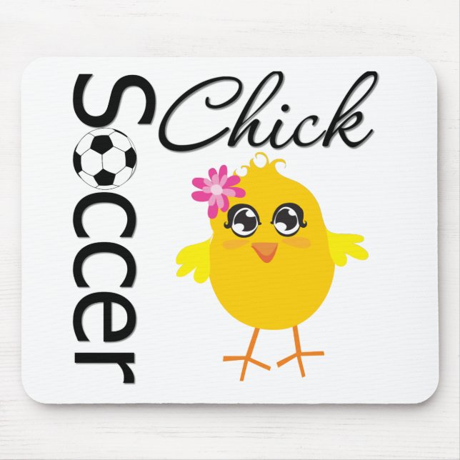 Soccer Chick Mouse Pad (Front)