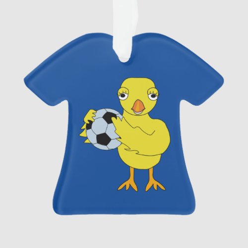 Soccer Chick Ornament