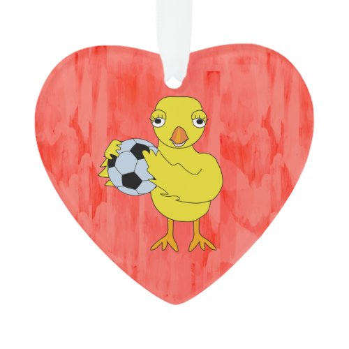 Soccer Chick Ornament