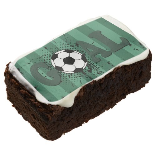 Soccer Chocolate Brownie