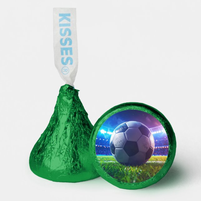 SOCCER - CHOCOLATE HERSHEY®'S KISSES® (Front)