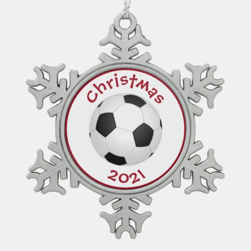 soccer Christmas 2021 tree decoration