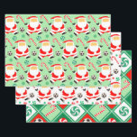 Soccer Christmas Gift Wrapping Paper<br><div class="desc">Creative soccer Christmas holiday gift wrap for your favorite soccer player.</div>
