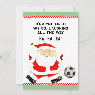 Soccer Christmas Holiday Card