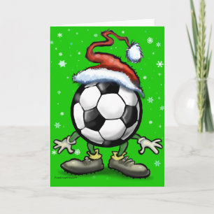 Soccer Christmas Holiday Card